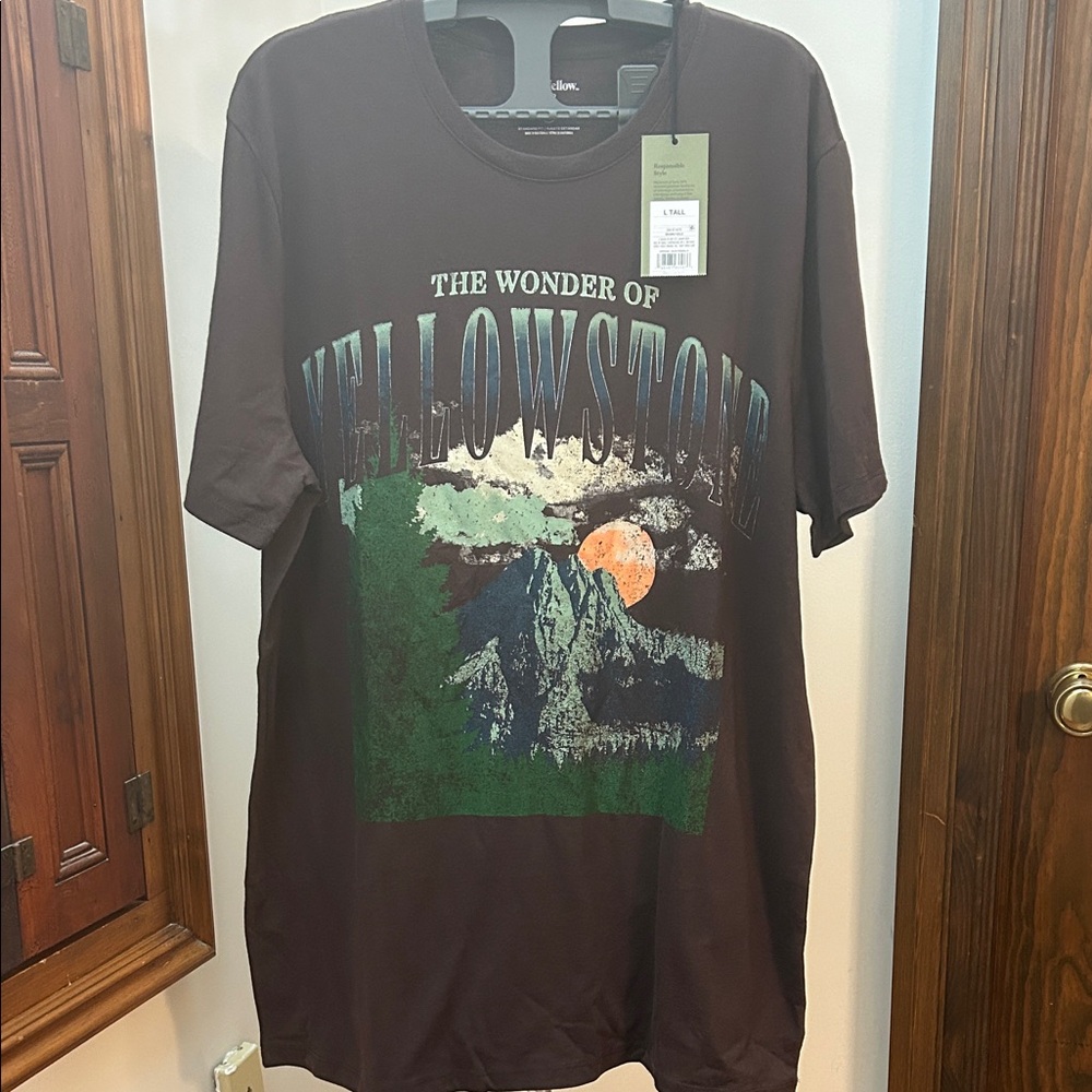 Target Brown Yellowstone Graphic Tee